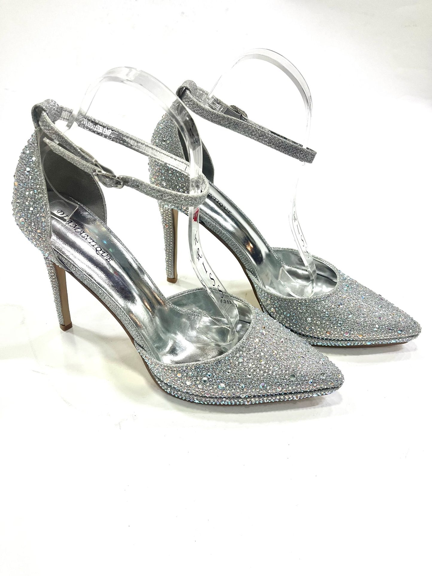 Décolleté Livi con Strass e Cinturino – Tacco 11 cm