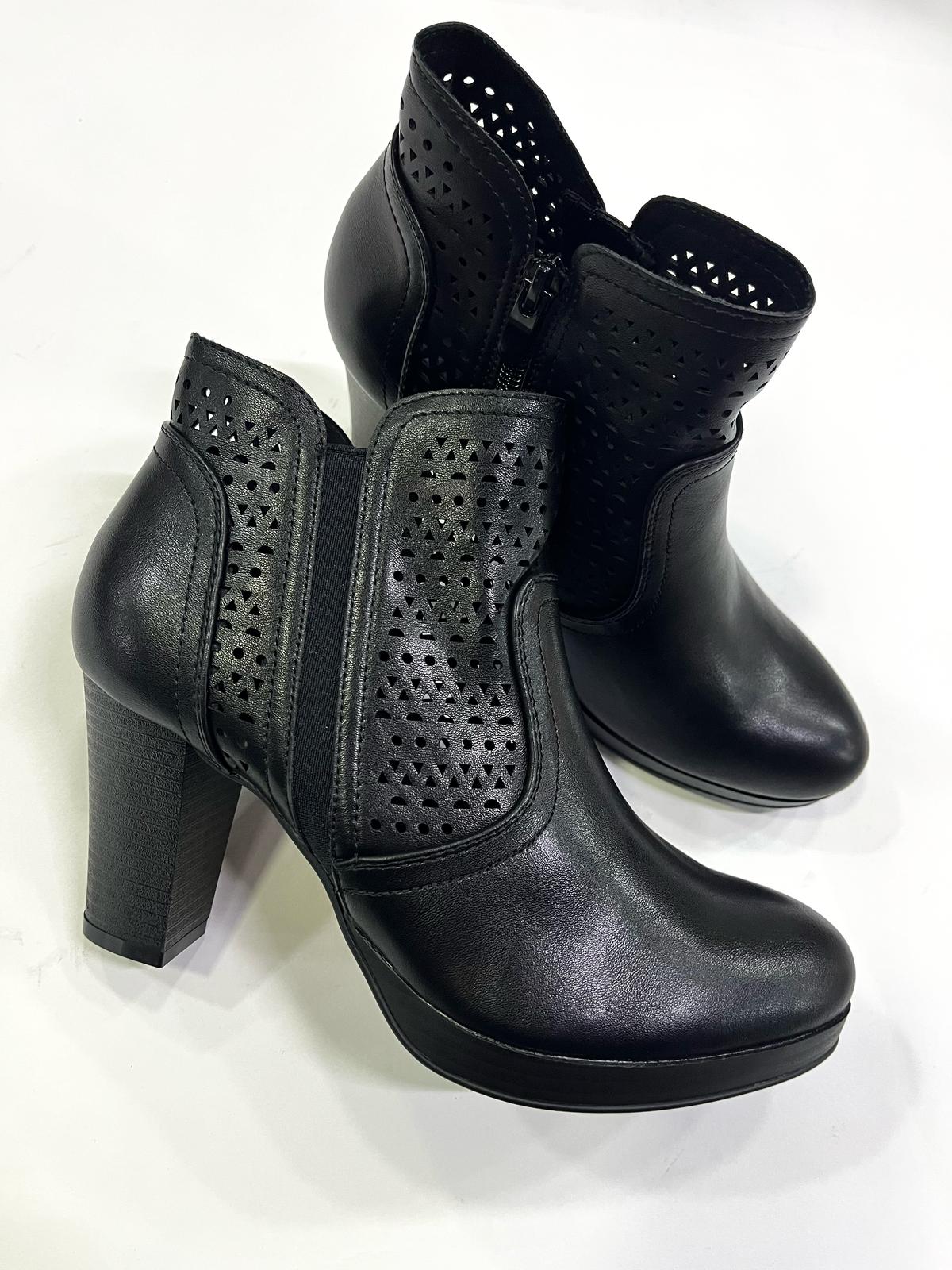 Tronchetto Elly Donna Traforato – Tacco 8 cm
