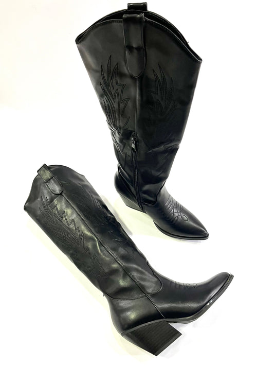 Stivale Texano Camperos  Lungo - Tacco 6 cm